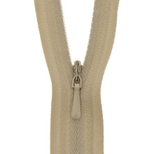 milward concealed invisible closed coil zip fabric shack malmesbury fawn 156 25cm 10 inches 118_025_156
