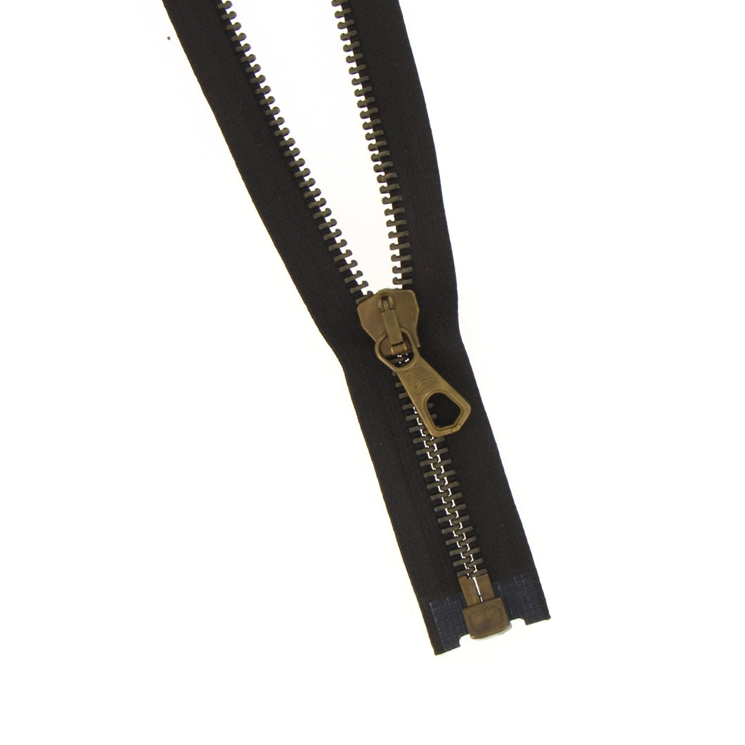 milward heavy weight duty open end zip 80cm black fabric shack malmesbury 330_080_172