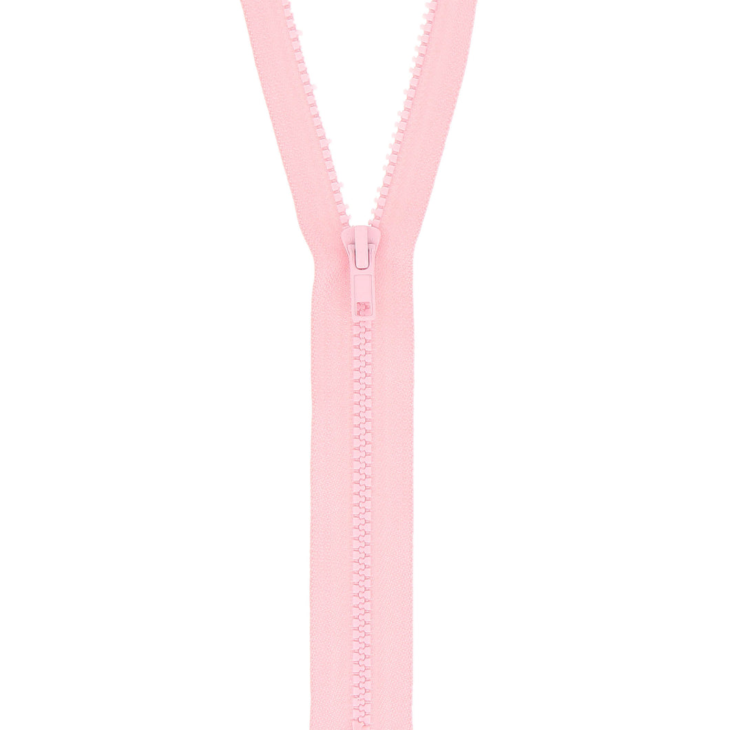 milward open end chunky zip 50cm light pink fabric shack malmesbury 200_050_110