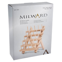 milward spool holder beech wood cotton reel holder 25 fabric shack malmesbury