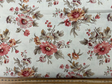 moda french general joie de vivre flowers floral natural pink cream 8111 cotton fabric shack malmesbury