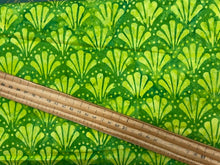moda mermaid batiks batik light green seaweed shells cotton fabric shack malmesbury