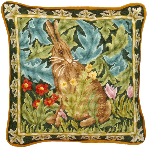 morris & and co william morris woodland hare tapestry needlepoint kit TAC11 fabric shack malmesbury