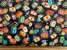 morris creative group QT fabrics witchy poo fabric shack malmesbury halloween gothic haunted spell books 