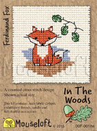 mouseloft in the woods ferdinand fox counted cross stitch embroidery fabric shack malmesbury