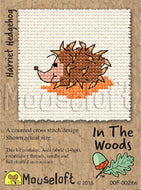 mouseloft in the woods harriet hedgehog counted cross stitch embroidery fabric shack malmesbury
