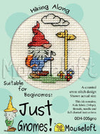 Mouseloft Just Gnomes Hiking Along Counted Cross Stitch Kit