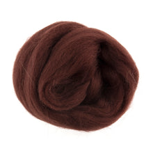 needle felt wool roving needlefelt felting natural 10g chocolate brown FW10_306