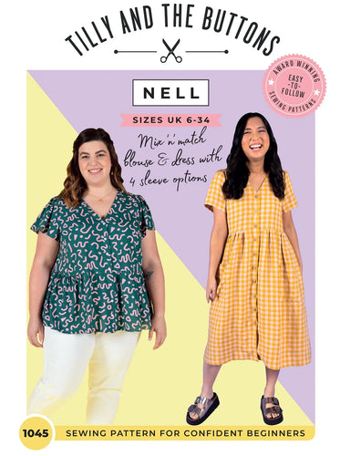 nell blouse dress sewing pattern tilly and the buttons fabric shack malmesbury dress making.webp 2