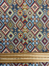 new world tapestry heavy upholstery fabric patchwork mayan fabric shack malmesbury