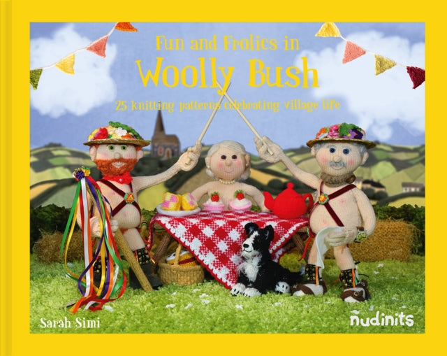 nudinits fun and frolics in woolly bush book by sarah simi fabric shack malmesbury