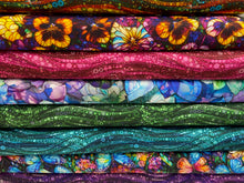 peggy collins camelot fabrics gigi in the garden stained glass cat abstract pansy circles succulents garden cotton fabric shack malmesbury
