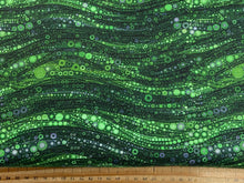 peggy collins camelot fabrics gigi in the garden stained glass abstract circles green cotton fabric shack malmesbury