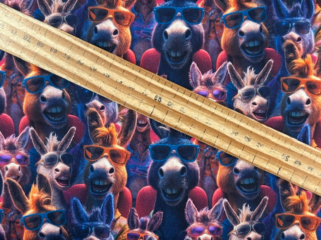 play that donkey music 3 three wishes jim baldwin music donkeys shades cotton fabric shack malmesbury