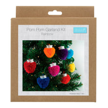 pom pom kit christmas lights garland trimits fabric shack malmesbury