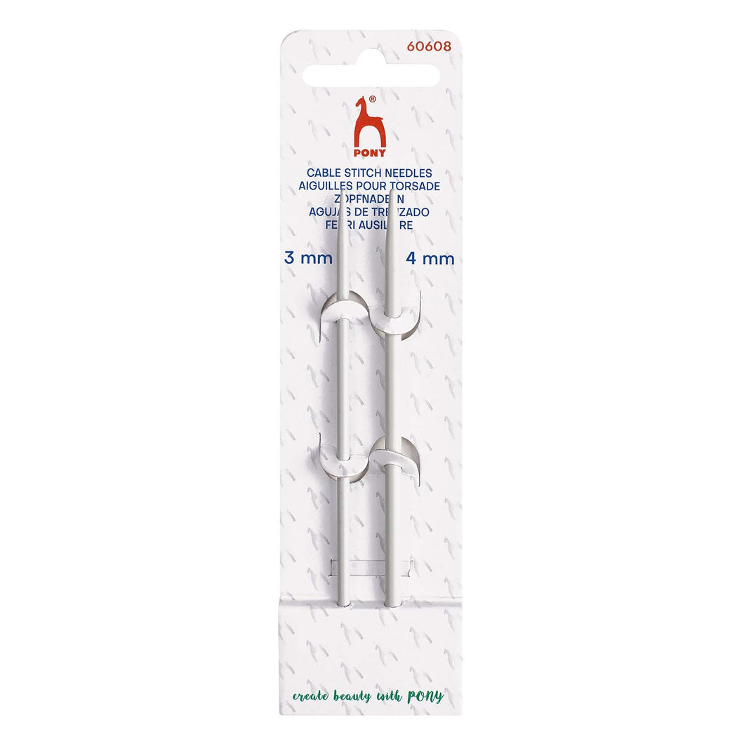 pony cable stitch holders small straight fabric shack malmesbury P60608