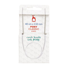 pony circular knitting needles 40cm 2.50mm smooth fabric shack knitting knit crochet wool yarn