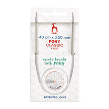 pony circular knitting needles 40cm 3.5mm smooth fabric shack knitting knit crochet wool yarn