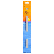 pony double point knitting needles pins 20cm 2.5cm yarn knit fabric shack malmesbury P36603