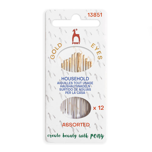 pony assorted household hand sewing needles fabric shack malmesbury P13851