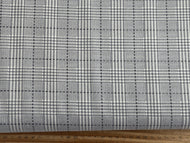 primitive gatherings for moda farmhouse flannels III 3 sheep tartan plaid check cream cotton flannel fabric shack malmesbury 7714