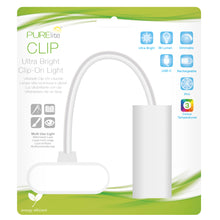 purelite clip on book ultra bright portable adjustable rechargable light fabric shack malmesbury CFPL44