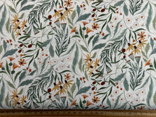 rae ritchie dear stella country mouse mice spring field springfield foliage white cotton fabric shack malmesbury