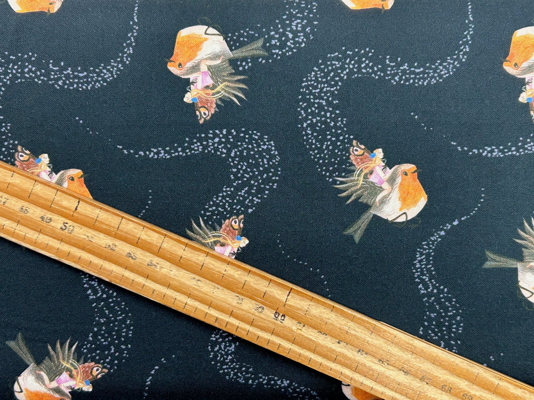 rae ritchie dear stella fairy solstice robin moth flight fairies cotton fabric shack malmesbury