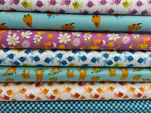ruby star society moda animal animal fish gold fish capybara snail mushroom toadstool daisy sloth check cotton fabric shack malmesbury