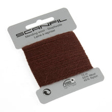 scanfil wool nylon mending darning wool yarn brown fabric shack malmesbury 76060