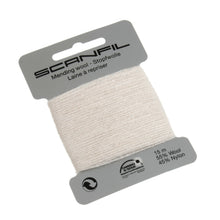 scanfil wool nylon mending darning wool yarn white fabric shack malmesbury 76002