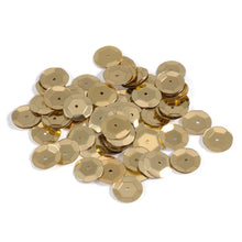 sequins cup 10mm 290_02 gold fabric shack malmesbury