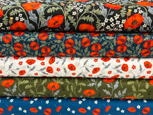 Silent Solace Remembrance Day Poppies Fat Quarter Pack (4) Memory Meadow