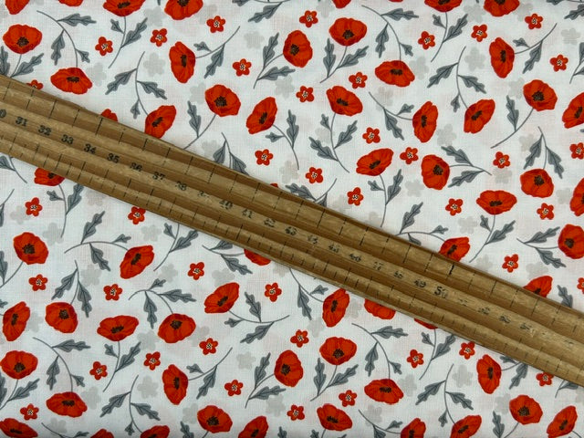 silent solstice remembrance day poppies poppy scarlet tribute white cotton fabric shack malmesbury