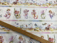 sillier than sally p & b textiles boutique enchanted seas mermaid pirate mermaids pirates seahorse turtle ocean strips cream
