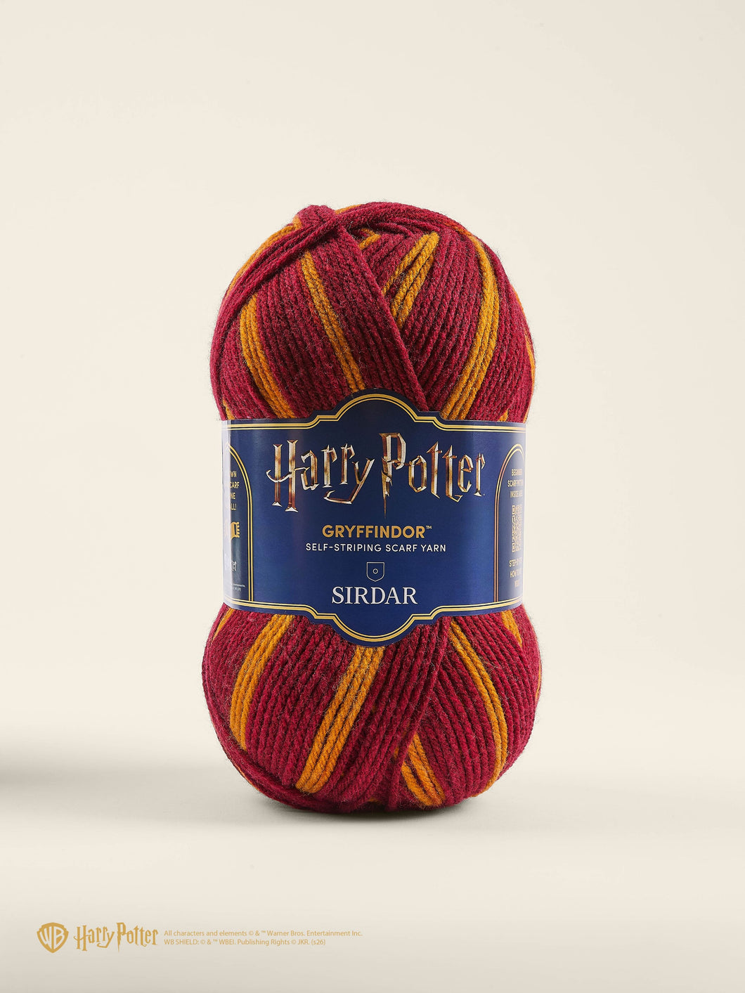 sirdar harry potter scarf yarn gryffindor self striping yarn wool red fabric shack malmesbury 7