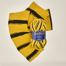 sirdar harry potter scarf yarn hufflepuff self striping yarn wool yellow fabric shack malmesbury 3