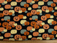 stacy iest hsu moda home sweet haunt halloween pumpkin black cotton fabric shack malmesbury