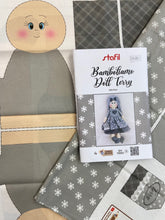 stafil babmoliano rag doll panel terry grey cotton fabric shack malmesbury 2