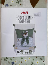stafil coccolini pillow soft toy panel animal reading cushion deer bamby cotton fabric shack malmesbury