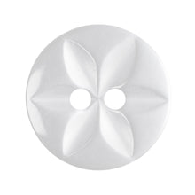 Groves Polyester Star Button 14mm 2 Hole Various Colours