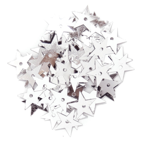 Trimits 10mm Large Silver Stars