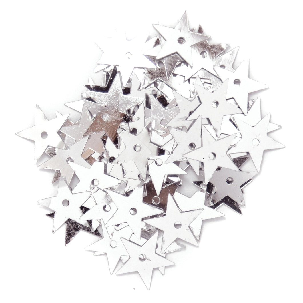 Trimits 10mm Large Silver Stars