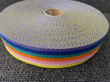 stephannoise webbing bright stripes 40mm fabric shack malmesbury