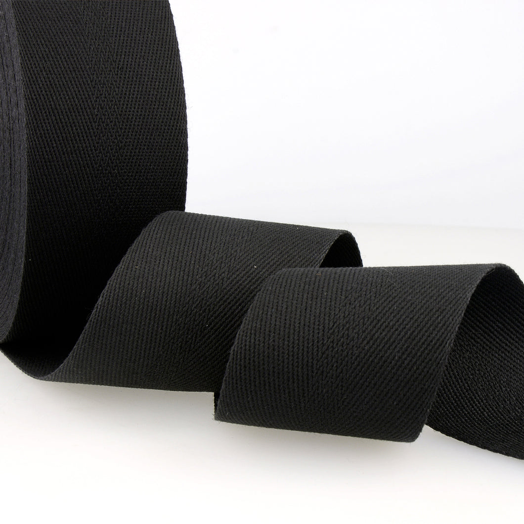 stephanoise webbing upholstery 50mm black fabric shack malmesbury S411F050_014
