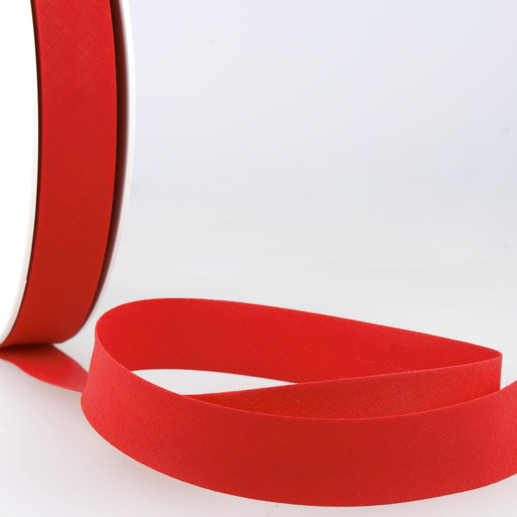 stephanoise polycotton bias binding 27mm red fabric shack malmesbury