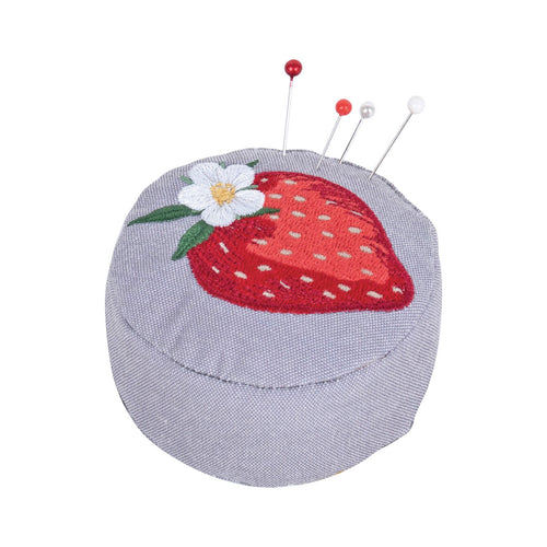 strawberry strawberries wrist strap pin cushion fabric shack malmesbury