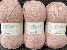 stylecraft bambino double knit dk baby misty mallow 7351  yarn wool fabric shack malmesbury knit knitting crochet