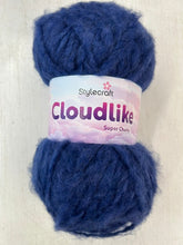 stylecraft cloudlike cloud like wool yarn super chunky tempest blue 6237 fabric shack malmesbury