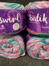 stylecraft batik swirl double knit dk knit wool yarn knitting crochet self stripe lily pond 3779 200g fabric shack malmesbury